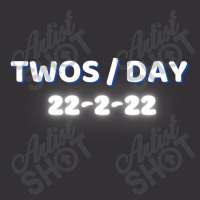 Happy Twosday, Celebrate 2s Day Vintage Hoodie | Artistshot