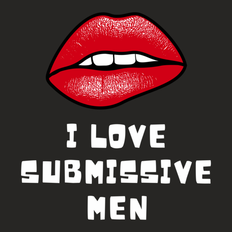 I Love Submissive Men 2 Ladies Fitted T-Shirt by cm-arts | Artistshot