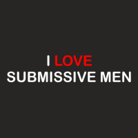 I Love Submissive Men Simple Aesthetic Design Ladies Fitted T-shirt | Artistshot