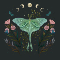 Luna Moth Luna And Forester Women's Triblend Scoop T-shirt | Artistshot