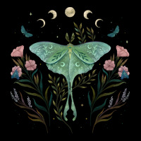 Luna Moth Luna And Forester Lightweight Hoodie | Artistshot