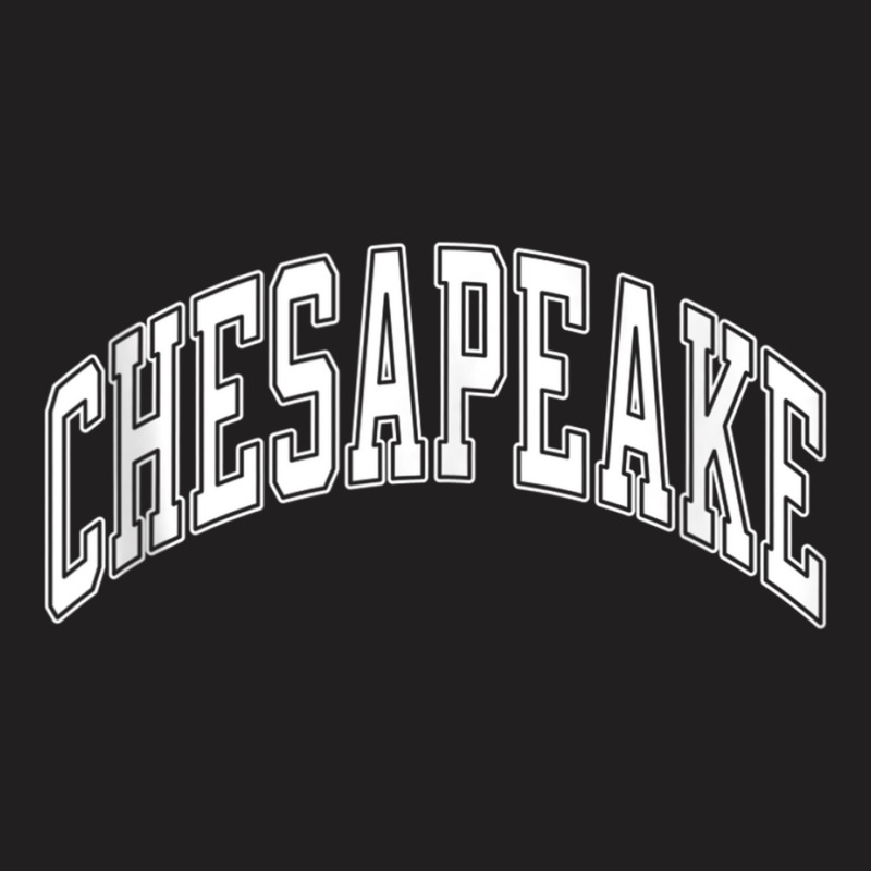 Chesapeake Virginia Va Varsity Style White Text Tank Top T-shirt | Artistshot