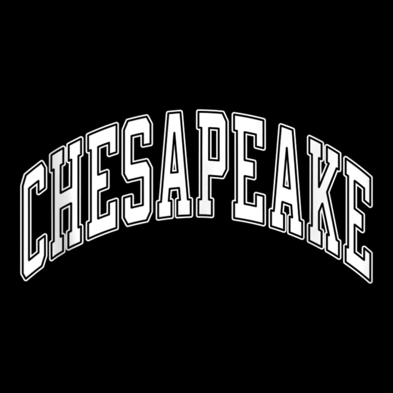 Chesapeake Virginia Va Varsity Style White Text Tank Top V-neck Tee | Artistshot