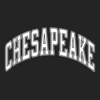 Chesapeake Virginia Va Varsity Style White Text Tank Top 3/4 Sleeve Shirt | Artistshot