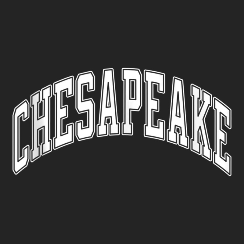 Chesapeake Virginia Va Varsity Style White Text Tank Top 3/4 Sleeve Shirt | Artistshot