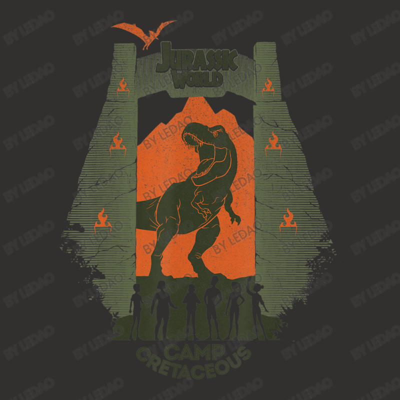 Camp Cretaceous Gate Silhouette Champion Hoodie | Artistshot