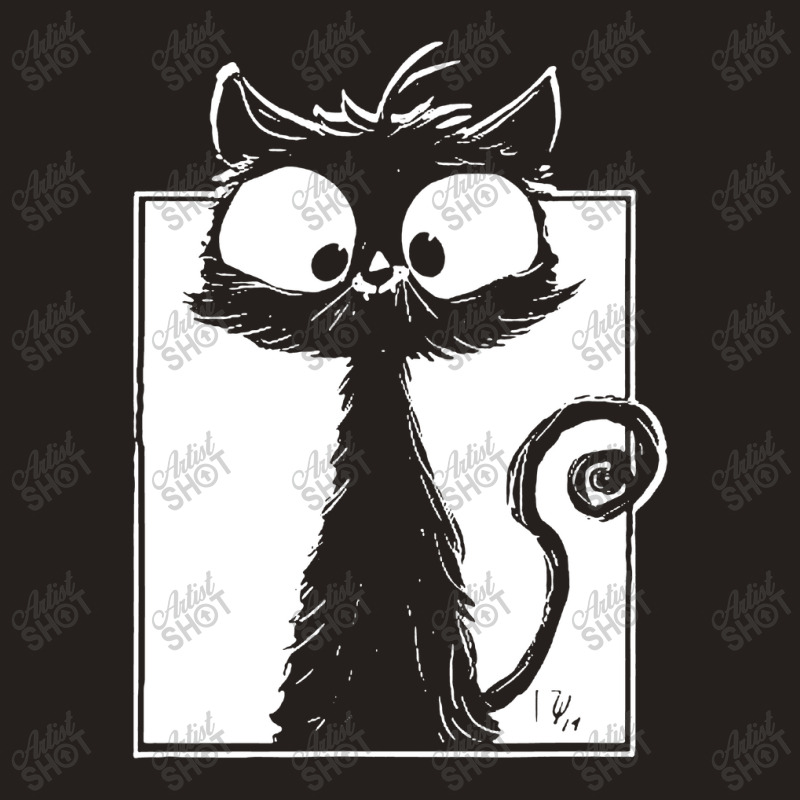 Cute Black Cat Tank Top | Artistshot