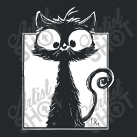 Cute Black Cat Crewneck Sweatshirt | Artistshot