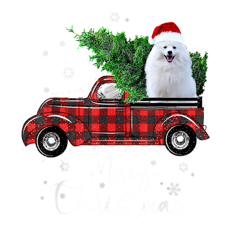 American Eskimo Red Truck Christmas Funny Dog T Shirt Baby Tee by cm-arts | Artistshot