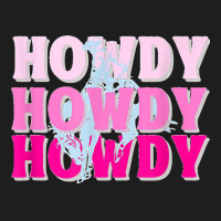 Howdy Cowgirl Vintage Horse Bucking Western Bachelorette Classic T-shirt | Artistshot