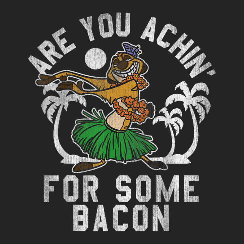 Lion & King Timon Achin_ Bacon Graphic 3/4 Sleeve Shirt by althubich | Artistshot