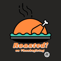 Roasted On Thanksgiving Ladies Fitted T-shirt | Artistshot