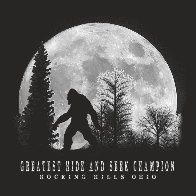 Hocking Hills Ohio Greatest Hide And Seek Champion Ladies Fitted T-Shirt by IsebellaHord | Artistshot