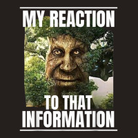 Mens My Reaction To That Information Wise Mystical Oak Tree Meme T Shi Tank Top | Artistshot