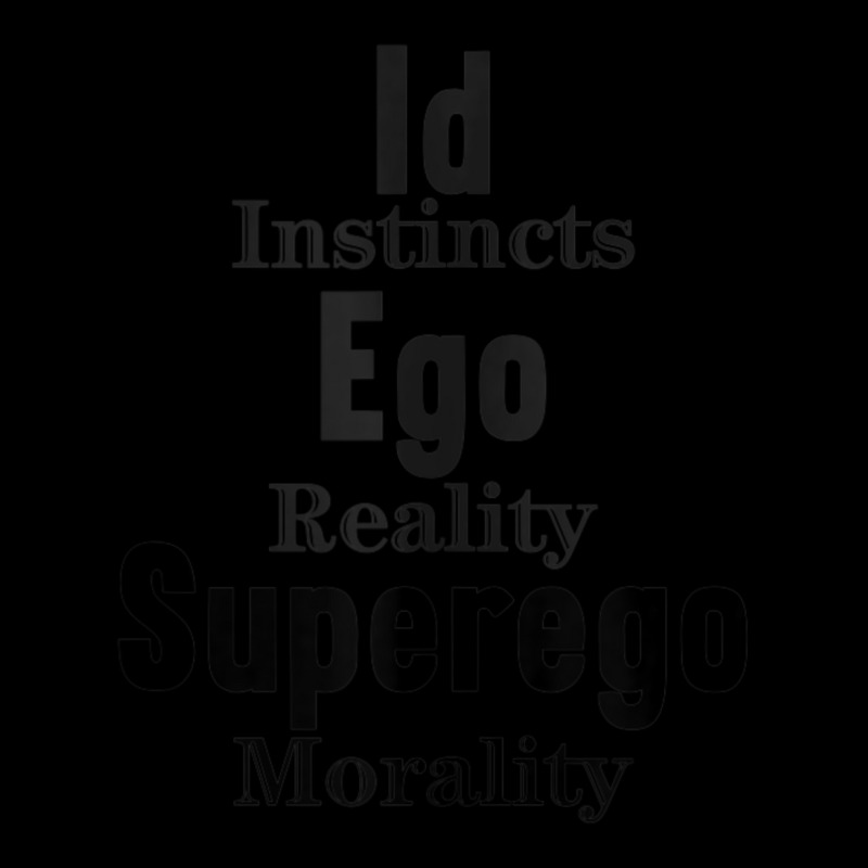 Id Ego Superego Instincts Reality Morality Psychology Cropped Hoodie by cm-arts | Artistshot