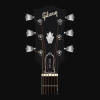 Guitar Headstock Artgibson Es 335 Sticker Crop Top | Artistshot