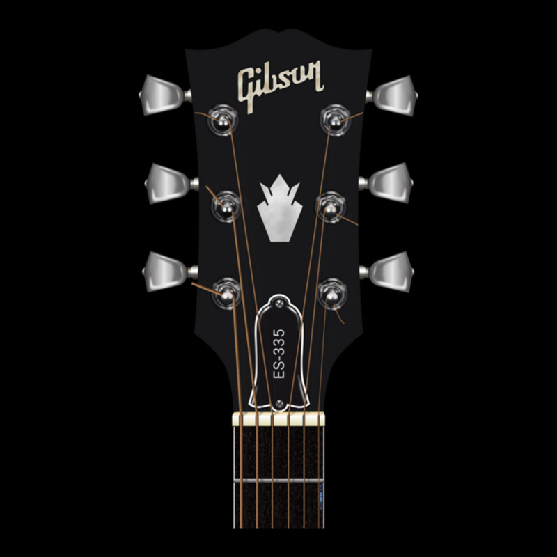 Guitar Headstock Artgibson Es 335 Sticker Cropped Sweater by AlmaWilliams | Artistshot