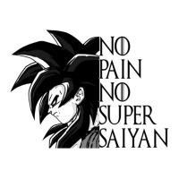 No Pain No Super Saiyan Ssj4 V-neck Tee | Artistshot