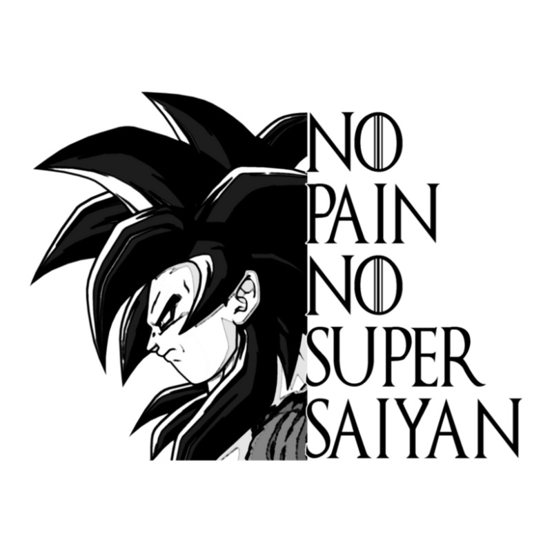 No Pain No Super Saiyan Ssj4 V-neck Tee | Artistshot