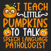 I Teach Little Pumpkins To Talk Speech Language Pathologist Ladies Fitted T-shirt | Artistshot