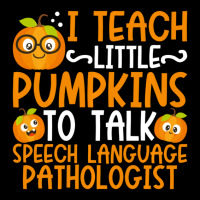 I Teach Little Pumpkins To Talk Speech Language Pathologist Men's Long Sleeve Pajama Set | Artistshot