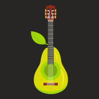 Guitar T  Shirt Pear Guitar Music Instrument Illustration T  Shirt Ladies Fitted T-shirt | Artistshot