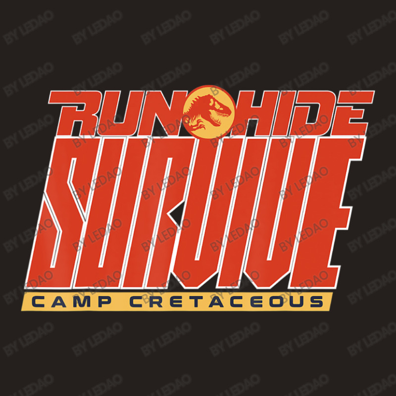 Camp Cretaceous Run Hide Survive Tank Top | Artistshot