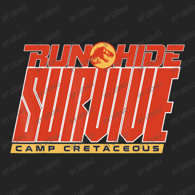 Camp Cretaceous Run Hide Survive 3/4 Sleeve Shirt | Artistshot