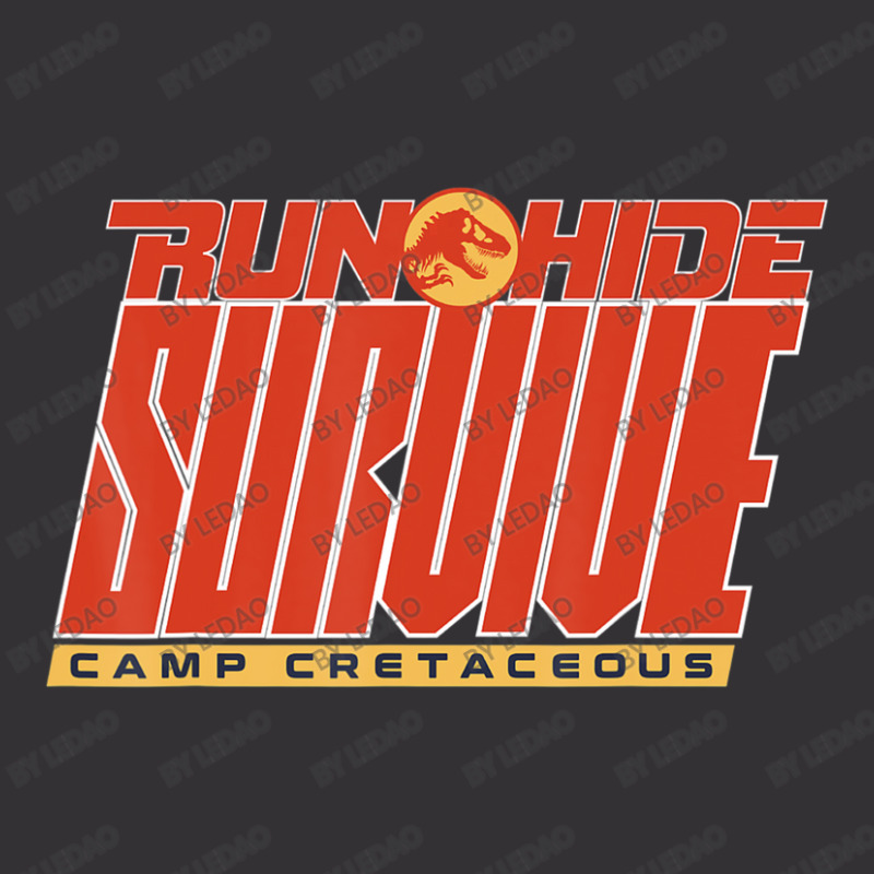 Camp Cretaceous Run Hide Survive Vintage Short | Artistshot