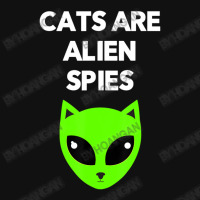 Cats Are Alien Spies And Kids Baby Bibs | Artistshot