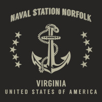 Naval Station Norfolk T Shirt Ladies Fitted T-shirt | Artistshot