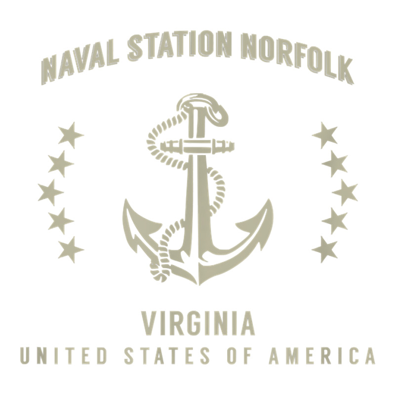 Naval Station Norfolk T Shirt Youth Zipper Hoodie by cm-arts | Artistshot