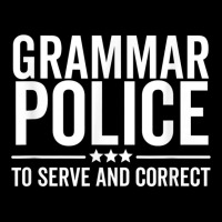 Grammar Police To Serve And Correct Funny Book Literature Lightweight Hoodie | Artistshot