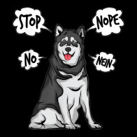 Husky Nope Alaskan Malamute V-neck Tee | Artistshot