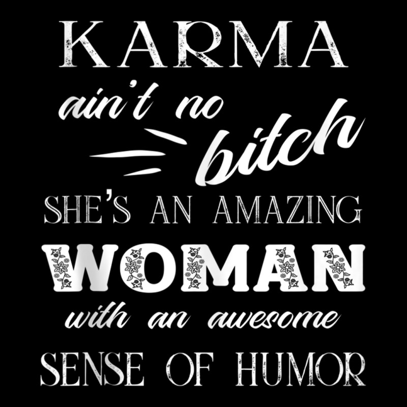 Karma Ain’t No Bitch, Funny Karma Quote Tank Top Adjustable Cap by cm-arts | Artistshot