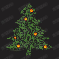 Christmas Dinosaur Jumble Tree T-shirt | Artistshot