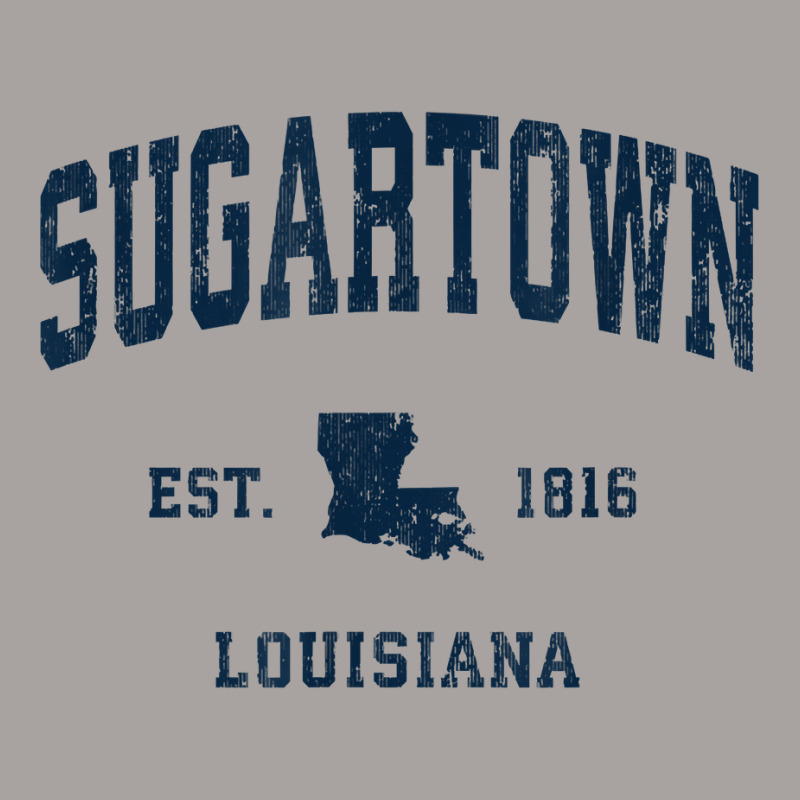 Sugartown Louisiana La Vintage Athletic Navy Sports Design T Shirt Racerback Tank by cm-arts | Artistshot