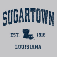 Sugartown Louisiana La Vintage Athletic Navy Sports Design T Shirt Baby Bodysuit | Artistshot