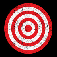 (print On Back) Vintage Bullseye Target Bulls Eye Prank Joke Toddler Sweatshirt | Artistshot