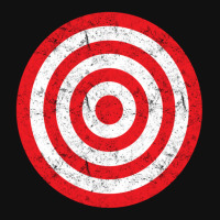 (print On Back) Vintage Bullseye Target Bulls Eye Prank Joke Baby Bibs | Artistshot