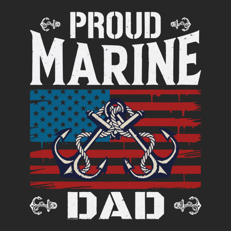 Marine Dad Proud Marine Dad United States Of America Military Men's T-shirt Pajama Set by huggingbrilliant | Artistshot