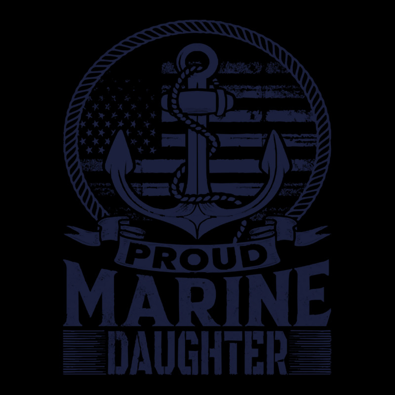 Marine Daughter Proud Marine Daughter United States Of America Militar Adjustable Cap by huggingbrilliant | Artistshot