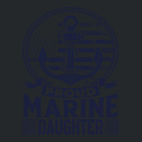 Marine Daughter Proud Marine Daughter United States Of America Militar Crewneck Sweatshirt | Artistshot