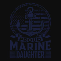 Marine Daughter Proud Marine Daughter United States Of America Militar Crop Top | Artistshot