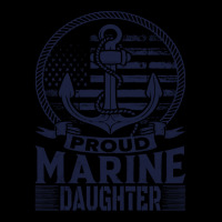 Marine Daughter Proud Marine Daughter United States Of America Militar Cropped Hoodie | Artistshot