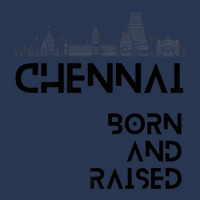 Chennai   Born And Raised Premium T Shirt Ladies Denim Jacket | Artistshot