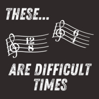 These Are Difficult Times Time Signatures Music Pun Racerback Tank | Artistshot