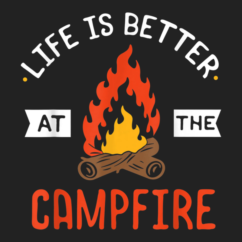 Life Is Better At The Campfire Funny Camping Camper Gift Backpack | Artistshot