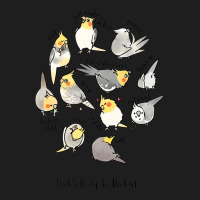 Cockatiels Daily To-do List Classic T-shirt | Artistshot