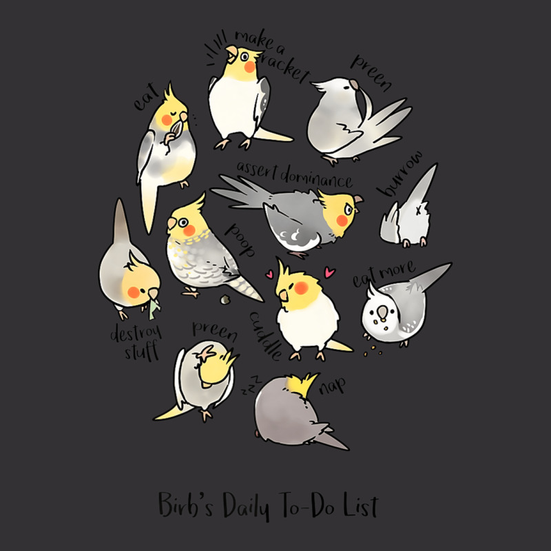 Cockatiels Daily To-do List Vintage Short | Artistshot